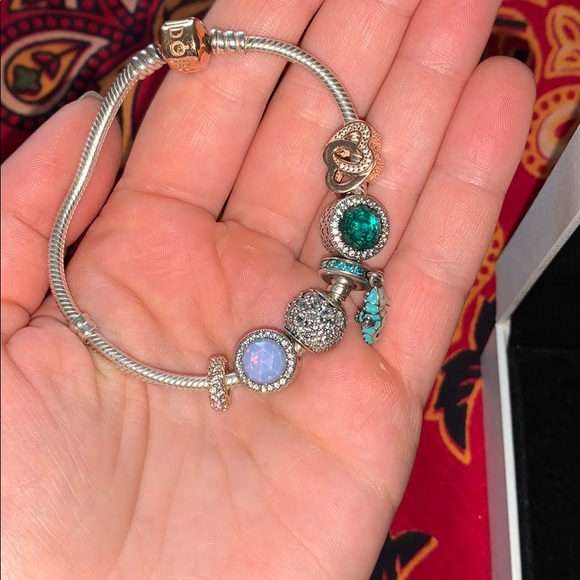 Pandora Bracelet with 6 charms - Picture 3 of 4